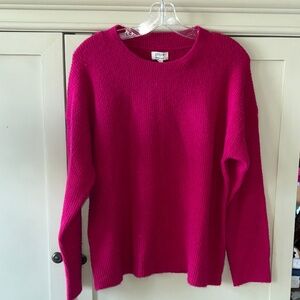 J.Crew Extra-Soft Pink Crewneck Sweater Size M NWT - Fast Shipping!
